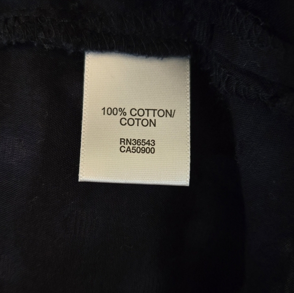 Van Heusen Black Dot Blouse size Medium - Picture 6 of 7